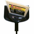 O-Cedar MaxiPlus 14 In. W. x 56 In. L. Steel Handle Angle Household Broom with Dustpan 91353